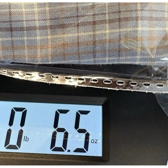 John Varvatos Mens Shirt Large Blue Gray Plaid Button Up Preppy USA - Picture 11 of 11